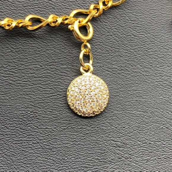 Gold Charm Necklace with Festive Holiday Removable Charms - Picture 13 of 14